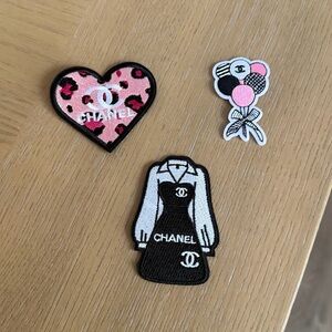 3 Iron On Fashion Patches